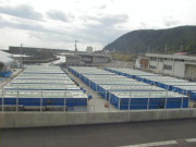 海洋深層水利用スジアオノリ養殖施設　8ｔ型水槽　60基
